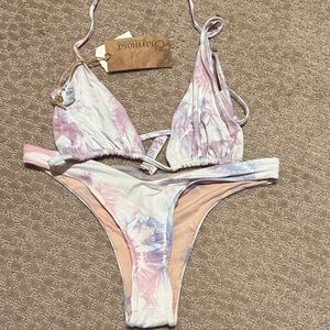 Pastel Tie-Dye Bikini